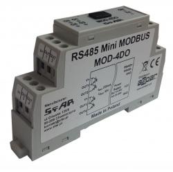 MOD-4DO - Mini RS485 Modbus 4 Channel Digital Output RTU