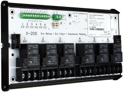 X-20S - 6-Channel High Power Relay, 6 Digital Input Expansion Module