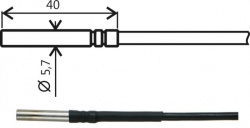 Pt1000TG8 - Temperature Probe for Comet Loggers