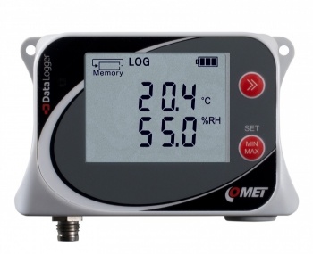 U0122 Dual Temperature  Data Logger 1 x Internal, 1 x External