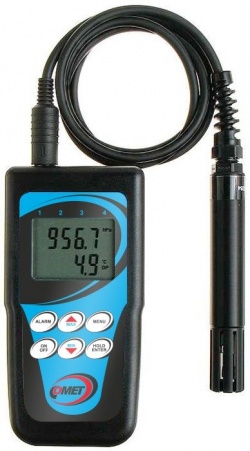 D4141 - Handheld Temperature, Humidity and Atmospheric Pressure Datalogger with External Probe
