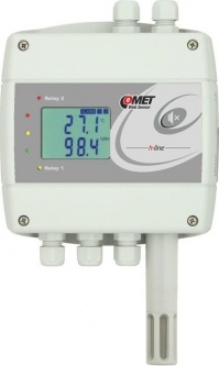 H3530 - Ethernet Temperature and Humidity Alarm with LCD and Digital IO