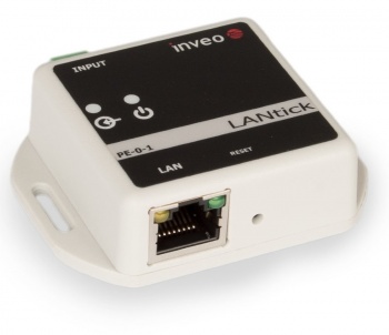 LanTick PE-0-1 - Ethernet Digital input Unit with pulse counting, Web, Modbus TCP, KNX-IP