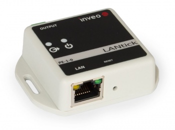 LanTick PE-1-0 - Ethernet Relay Unit with Web, Modbus TCP, KNX-IP