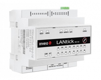 LanTick PE-0-16 - Ethernet 16 Channel Digital input Unit with Web, Modbus TCP, KNX-IP