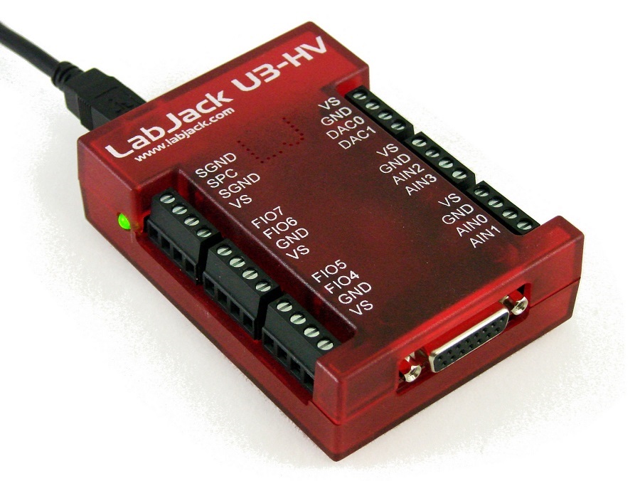 LabJack U3HV USB Multifunction Data Acquisition Unit 10V Input