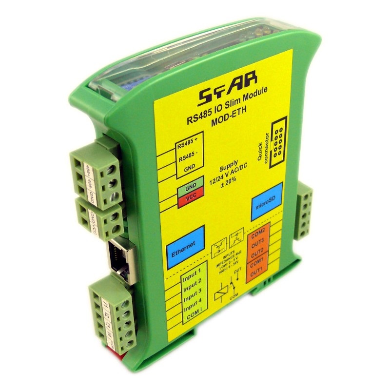 MOD-ETH Ethernet Modbus TCP to Modbus RTU, ASCII Gateway - www