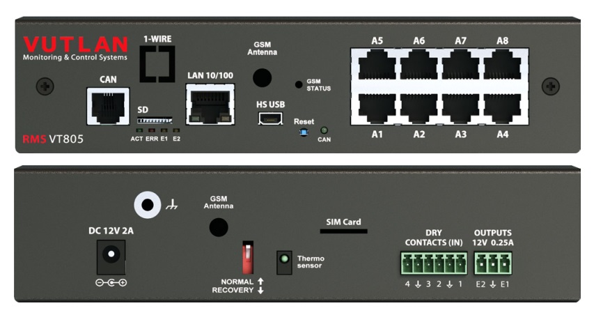 VT805 Environmental Monitoring Unit - 8 Sensor Ports, CAN bus - www ...