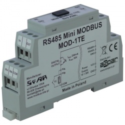 MOD-1TE - Mini RS485 Modbus 1 Thermocouple or RTD Input, 1 Digital Output RTU