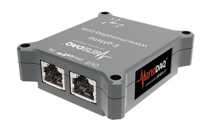 MonoDAQ-E-gMeter  - EtherCAT IEPE 3-axial MEMS accelerometer DAQ Unit