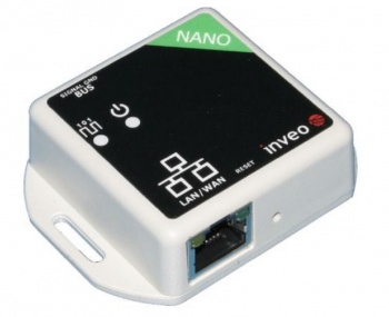 NANO_TEMP - Ethernet Temperature Sensor with Web, Modbus TCP, SNMP