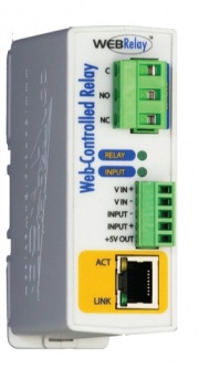 WebRelay-POE - Ethernet Relay Module with  Web, XML, Modbus, POE