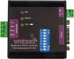 WIE232 - Wiegand to RS232 Converter