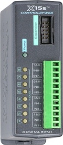 X-15S - 8-Channel Digital Input/Counter Expansion Module