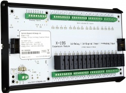X-19S - 16 Channel Relay, 16 Digital Input, 4 Analogue Input Expansion Module
