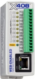 X-408-E POE 8-Channel Web-Enabled Digital Input Module